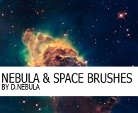 High Resolution Nebula Brushes Set