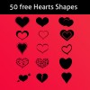 free preset heart shapes for paint shop pro